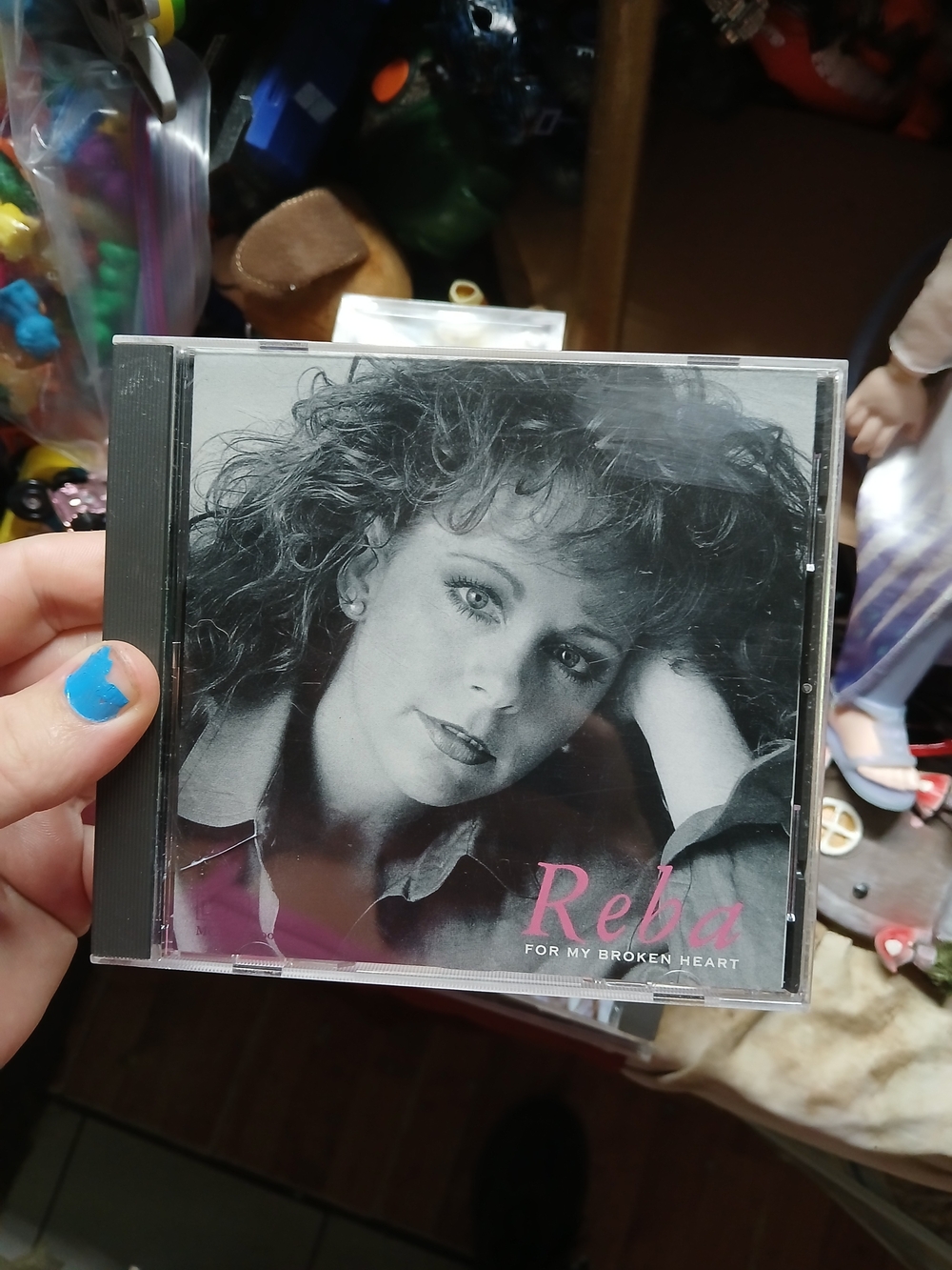 1991 CD release of the album "For My Broken Heart" by Reba McEntire on MCA Recor